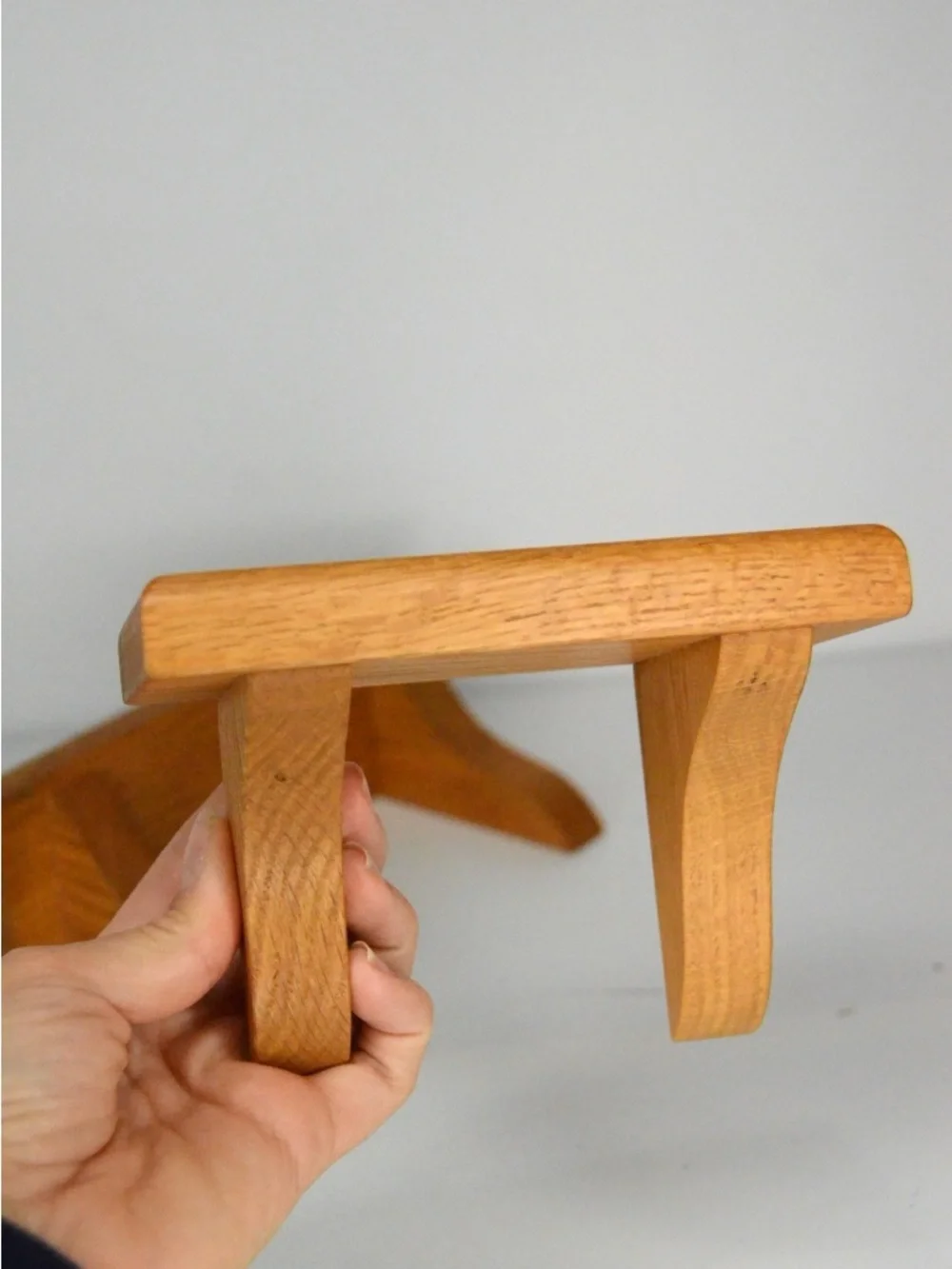 Vintage Orange Tone Mini Wood Wall Mounted Display Shelves